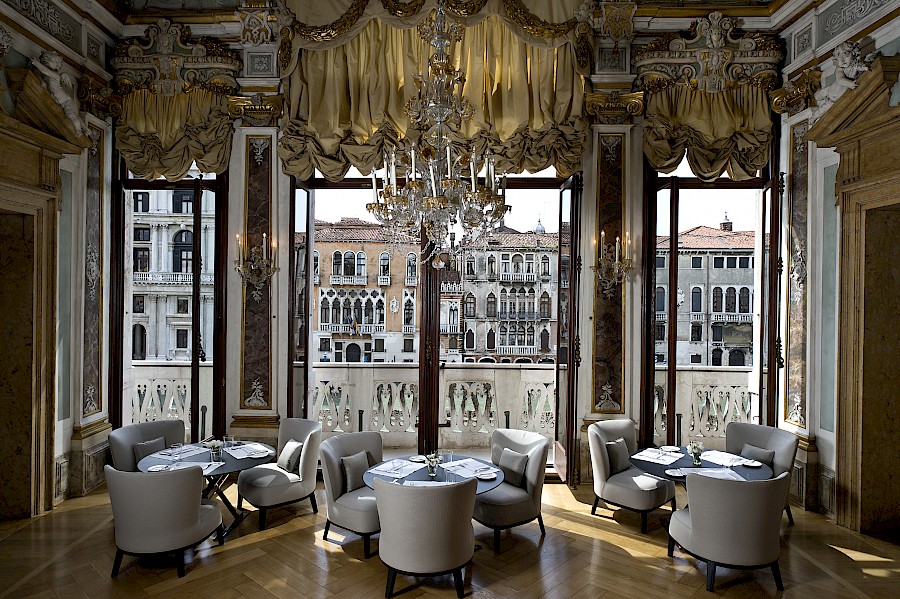 LUXUSREISEN - TRAVEL IN LUXURY  ITALIEN_AMAN CANAL GRANDE VENICE - VENEDIG, Piano Nobile Dining Room